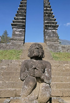 Ancient Hindu Temples In Asia Drucke: Statue, Candi Ceto