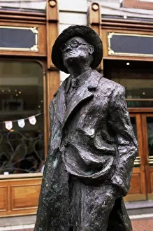 Bildhauerei Drucke: Skulptur von James Joyce