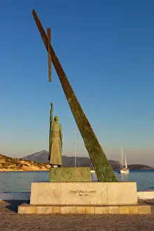Drucke von Büste des Pythagoras (griechischer Philosoph und Mathematiker), Pythagorion, Samos, Ägaische Inseln Griechenland Griechenland Drucke: Büste des Pythagoras (griechischer Philosoph und Mathematiker)