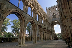 European Abbey Buildings Drucke: Three storey nave