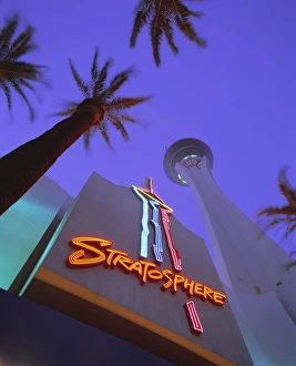 Travel Destination USA Drucke: Stratosphere Tower