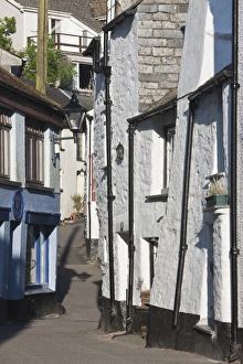 Blue Sky Photography UK Drucke: Back streets in Looe, Cornwall, England, United Kingdom, Europe