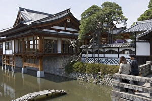Japan Temples Drucke: A sub-temple in the Zenkoji Temple complex, Nagano City, Japan, Asia