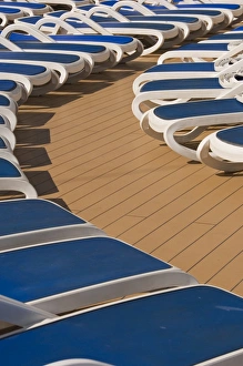 Travel Photography Tips Drucke: Sun deck, cruise ship