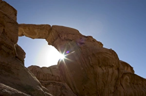 Desert Scenery Photography Drucke: Suns rays