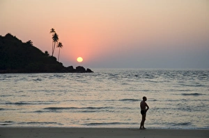 Indian Ocean Sunset Drucke: Sunset over the Arabian Sea