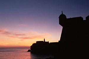Portugal Beach Scene Drucke: Sunset, Peniche