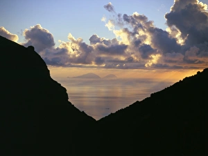 Stromboli Island Italy Drucke: Sunset, Stromboli Island