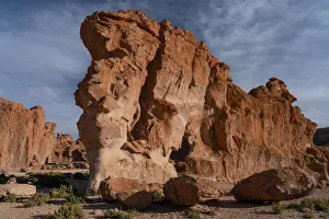 Seltsame Felsformationen durch die Elemente verursacht wurde in der Vallee de Rocas im bolivischen Andengebirge Bolivien