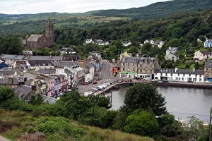 Zentrum von Tarbert am Ostloch von Tarbert in Argyle Schottland Großbritannien Europa
