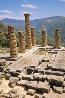 Ancient Greece Landmarks Drucke: Temple of Apollo