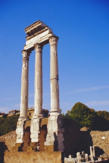Castor And Pollux Temple Drucke: Temple of Castor & Pollux