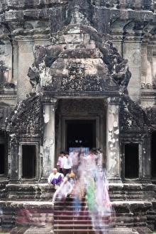 Historical Landmarks In Asia Drucke: Temple Complex of Angkor Wat, Angkor