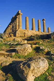 Ancient Greek Temples Europe Drucke: Temple of Hera Lacinia (Juno)