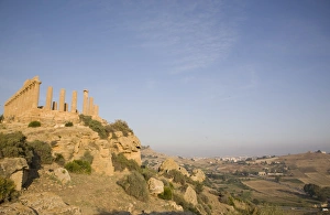 Valley Of The Temples Sicily Drucke: Temple of Juno, Valley of the Temples, Agrigento, UNESCO World Heritage Site