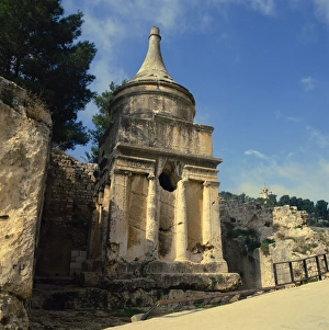 Jerusalem Israel Landmarks Drucke: Temple, Mount of Olives
