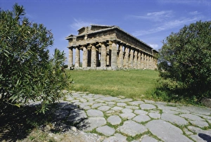 Ancient Greek Architecture Italy Drucke: Temple of Neptune