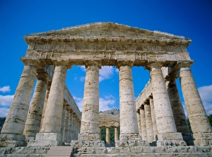 Mediterranean Architecture Europe Drucke: Temple, Segesta