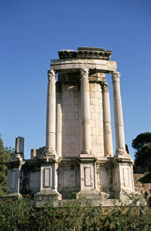 Temple Of Vesta Rome Drucke: Temple of Vesta