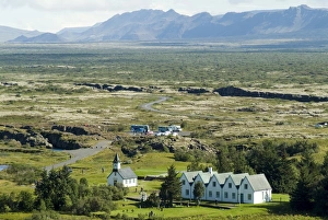 UNESCO World Heritage Site Iceland Drucke: Thingvellir