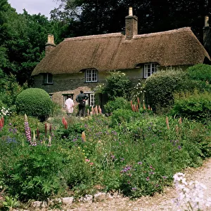 Das Cottage von Thomas Hardy in Bockhampton nahe Dorchester im englischen Dorset