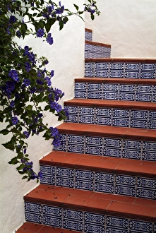 Traditional Portuguese Architecture Drucke: Tiled staircase