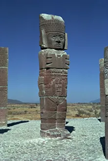 Ancient Mesoamerican Artifacts Drucke: Toltec statue