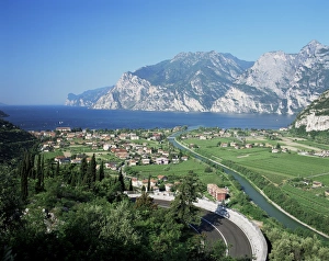 Italian Lakes Europe Drucke: Torbole, Lake Garda
