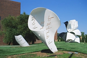 Torn Notebook sculpture