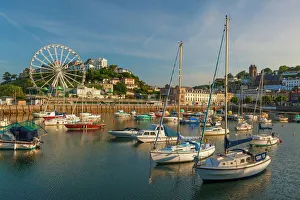 UK Travel Destination Drucke: Torquay Harbour, Devon, England, United Kingdom, Europe