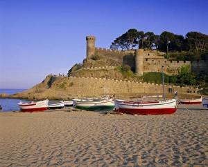 Mediterranean Shoreline Drucke: Tossa de Mar