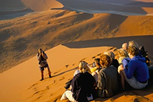 Namibia Tourist Attractions Drucke: Tourist group
