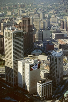 High Angle View Of Cities Drucke: Tower blocks
