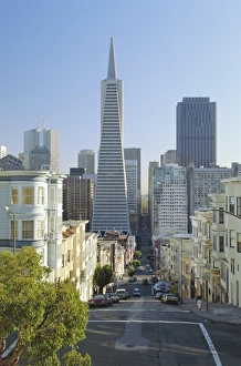 Drucke von Transamerika-Pyramide in San Francisco (Kalifornien), Vereinigte Staaten von Amerika Nordamerika Architektur In San Francisco Drucke: Transamerikanische Pyramide