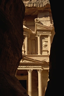 Ancient Jordan Ruins Drucke: The Treasury building