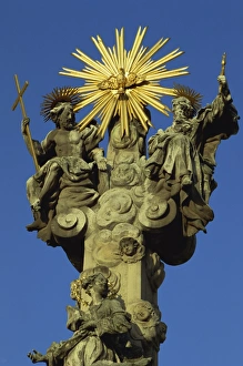 Christianity In European Architecture Drucke: Trinity Column, Cabbage Market, Brno, Moravia, Czech Republic, Europe