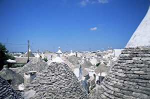 Gerahmter Druck : Trulli aus Alberobello Gerahmter Druck : Trulli aus Alberobello