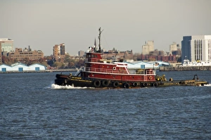 US Metropolitan Areas Drucke: Tug on Hudson River
