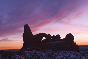 American Rock Formations Drucke: Turret Arch