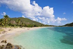 Caribbean Coastline Drucke: Turtle Beach, on the southeast peninsula, St. Kitts, Leeward Islands, West Indies