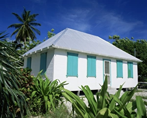 Colorful Building Exterior Drucke: Typical cottage
