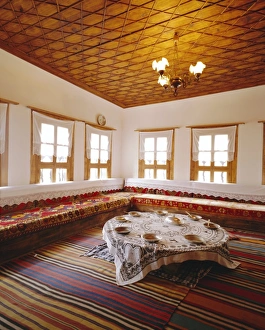 Interior Photography Europe Drucke: Typical interior of an Ottoman house
