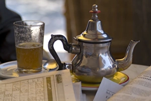 Moroccan Mint Tea Drucke: Typical mint tea
