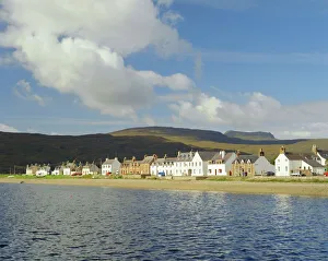 Drucke von Ullapool ist ein Ort in der Schottlandregion Rosse an der Mündung des Flusses Ness Cromarty Drucke: Ullapool, Ros und Cromartie