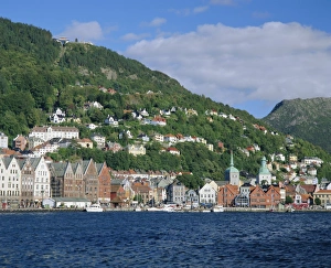 Scandinavian Cityscape Drucke: Vagen harbour