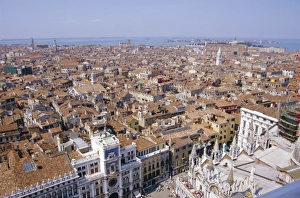 Veneto Italy Landscape Drucke: Venice, viewed from the Campanile
