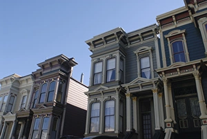 North America Cityscape Images Drucke: Victorian homes