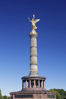 Berlin Travel Destination Drucke: Victory Column (Siegessaeule), Berlin Mitte, Berlin, Germany, Europe