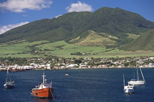 West Indies Island Getaway Drucke: View to Basseterre, St
