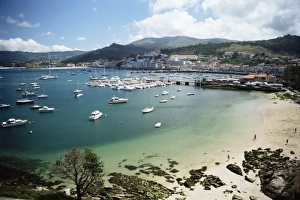 European Beach Photography Drucke: View of beach